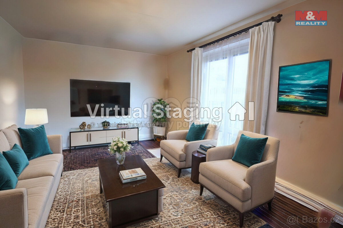 Prodej bytu 3+1,DR, 65 m², České Budějovice, Pod Lékárnou