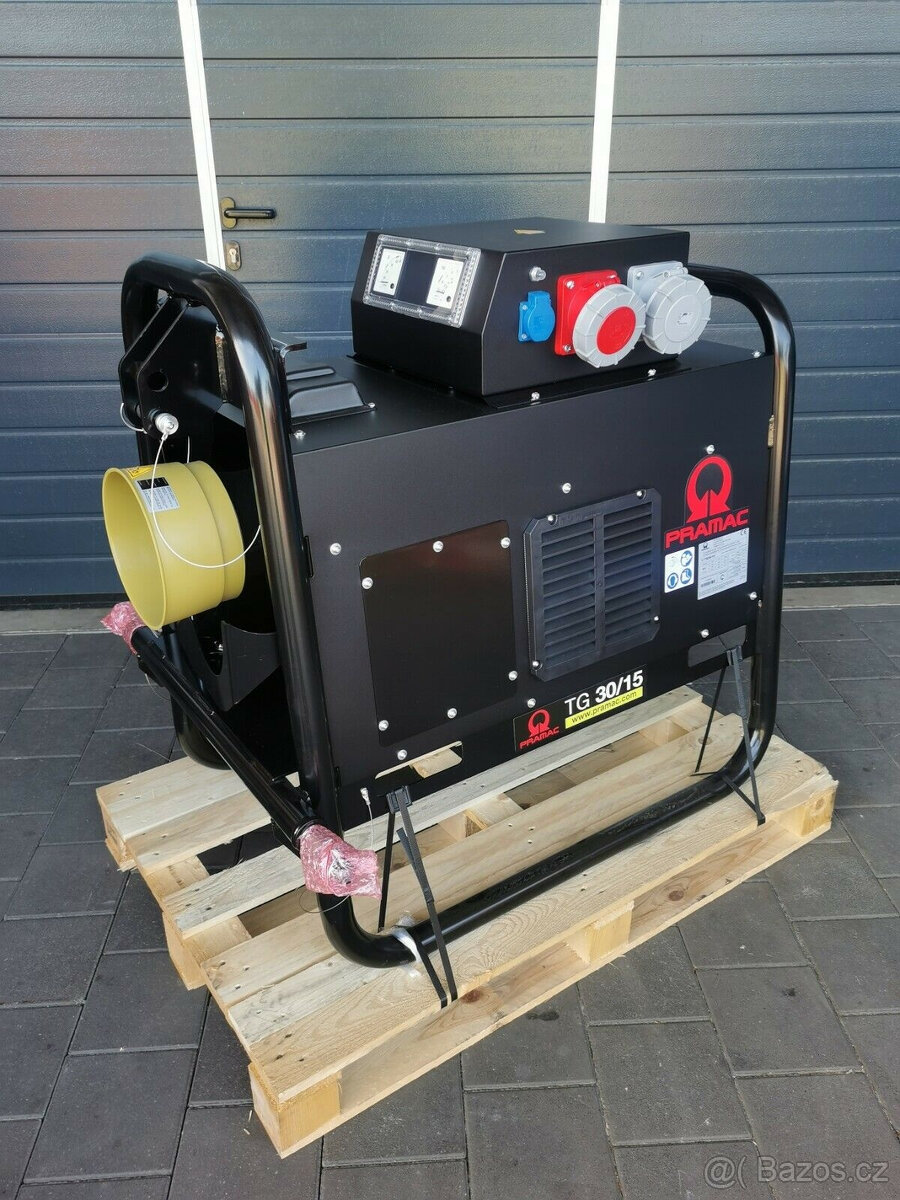 PTO generátor PRAMAC TG 3015 ISO, pohonná jednotka