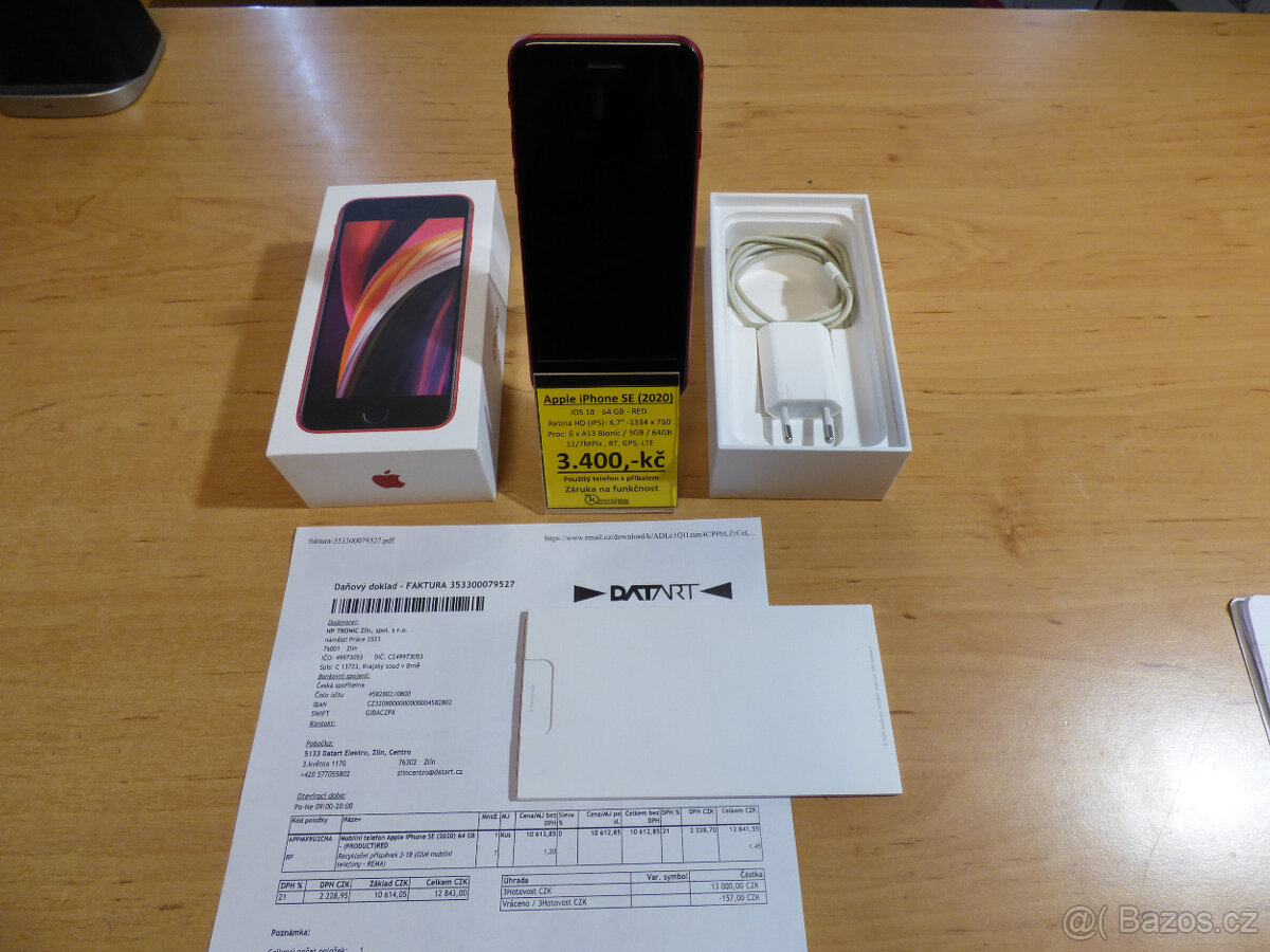 iPhone SE 2020 - 64GB - RED