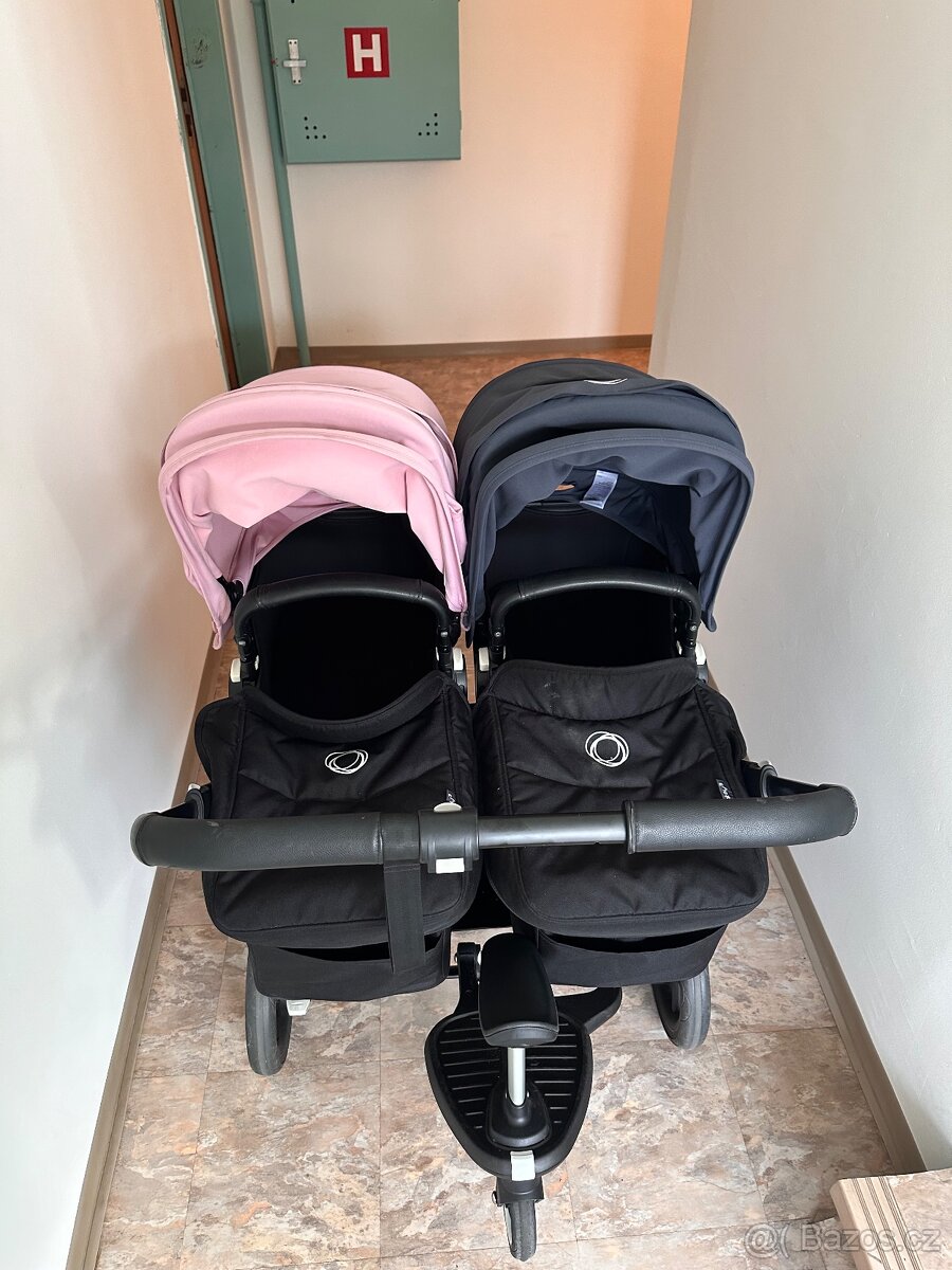 Bugaboo Donkey 3 pro dvojčata/sourozence i se stupátkem