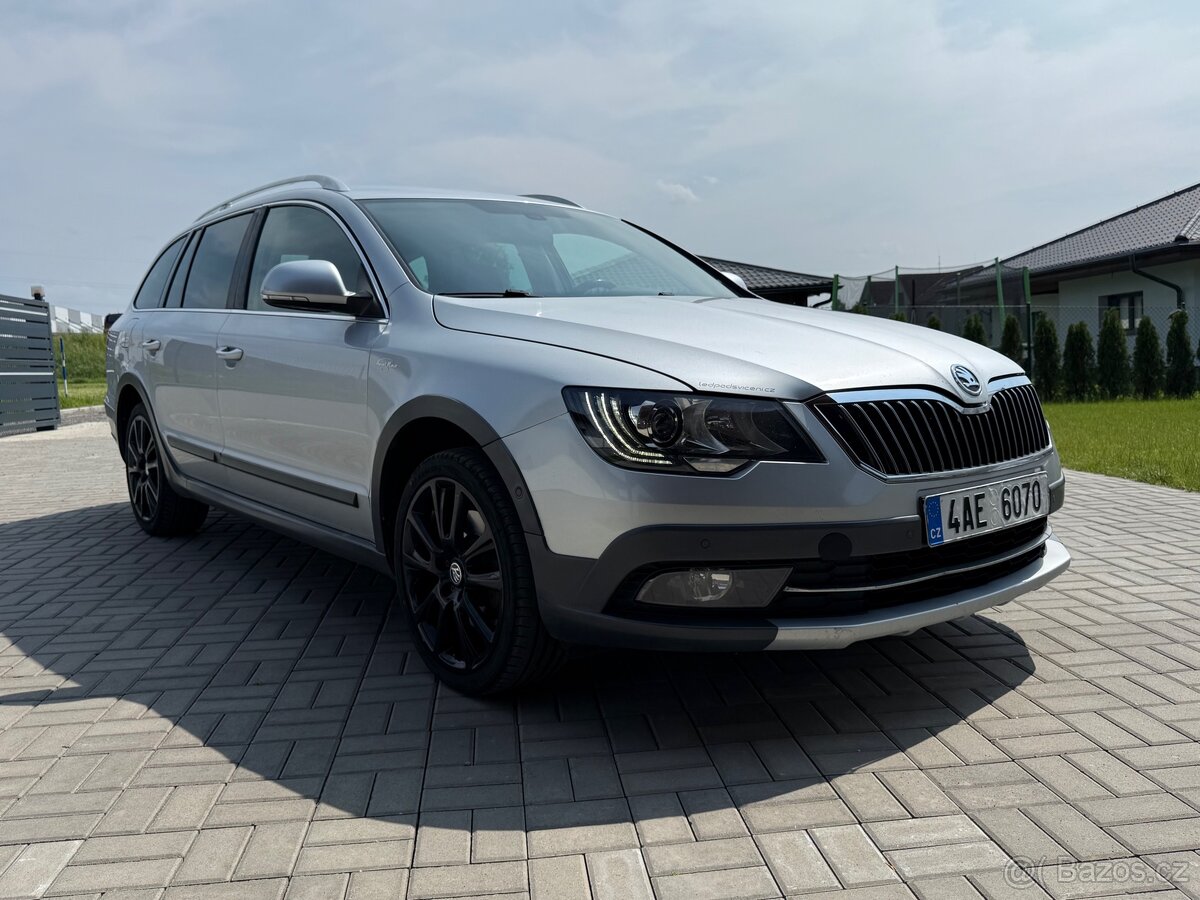 Škoda Superb 2 fl, scout, L&K, bohatá výbava, vebasto
