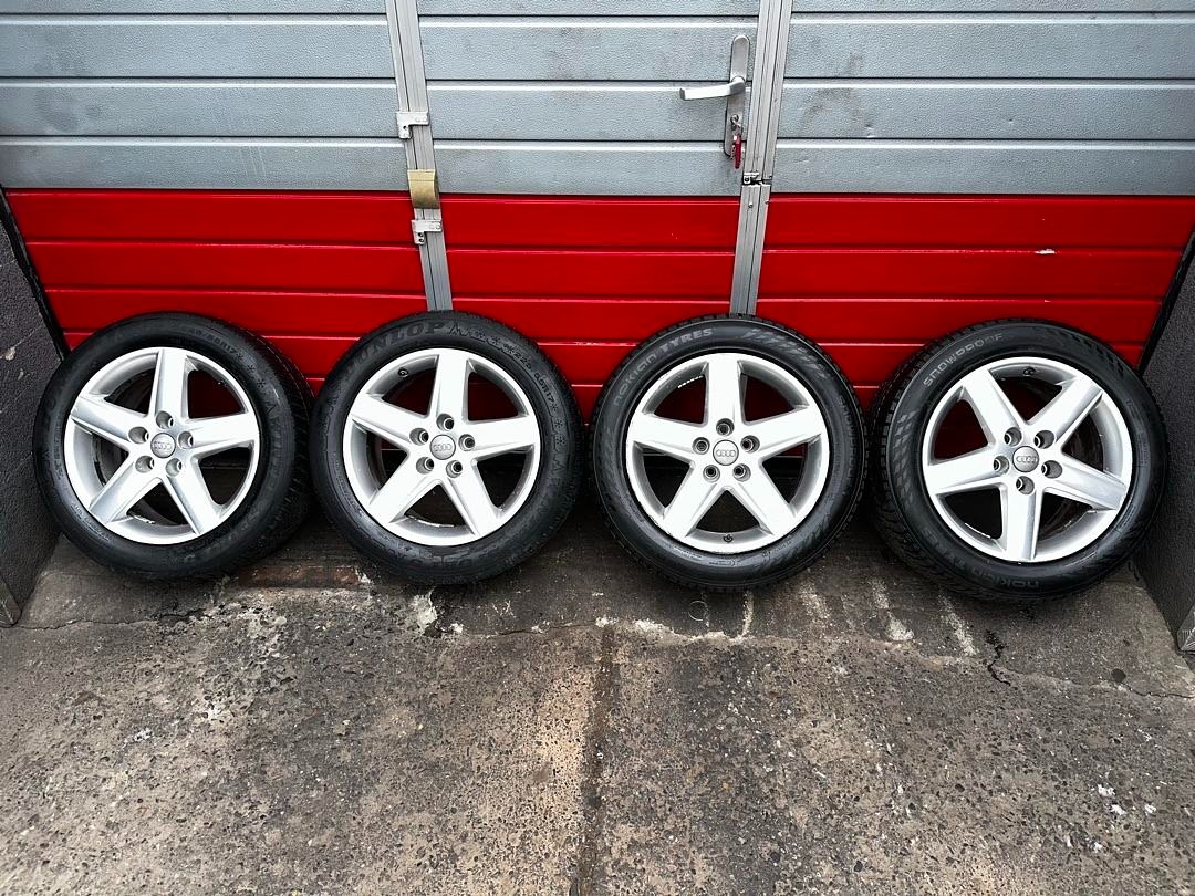 Original ALU kola Audi 17" 7,5J ET45 + zimní pneu 225/55/R1