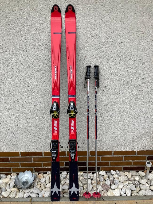 Sjezdové lyže Kneissl - málo jeté