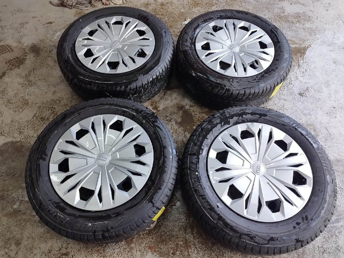 zimní sada plechové disky 5 x 112 R17