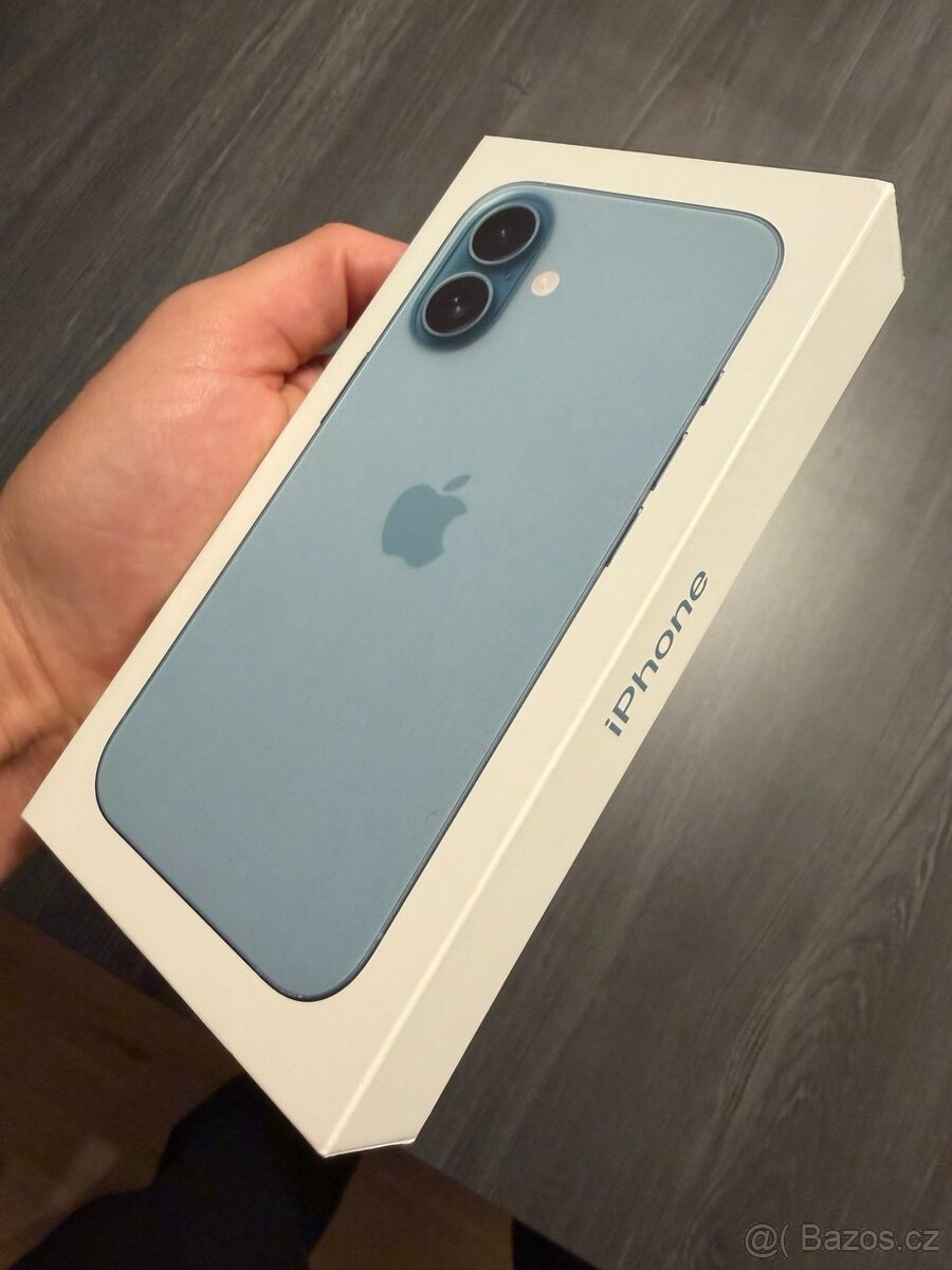 iPhone 16 256GB modrozelená