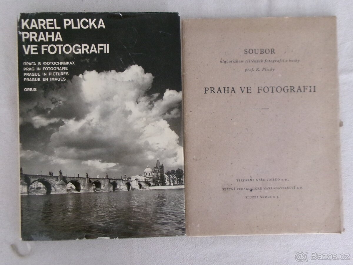 Praha ve fotografii - Karel Plicka + tabule...