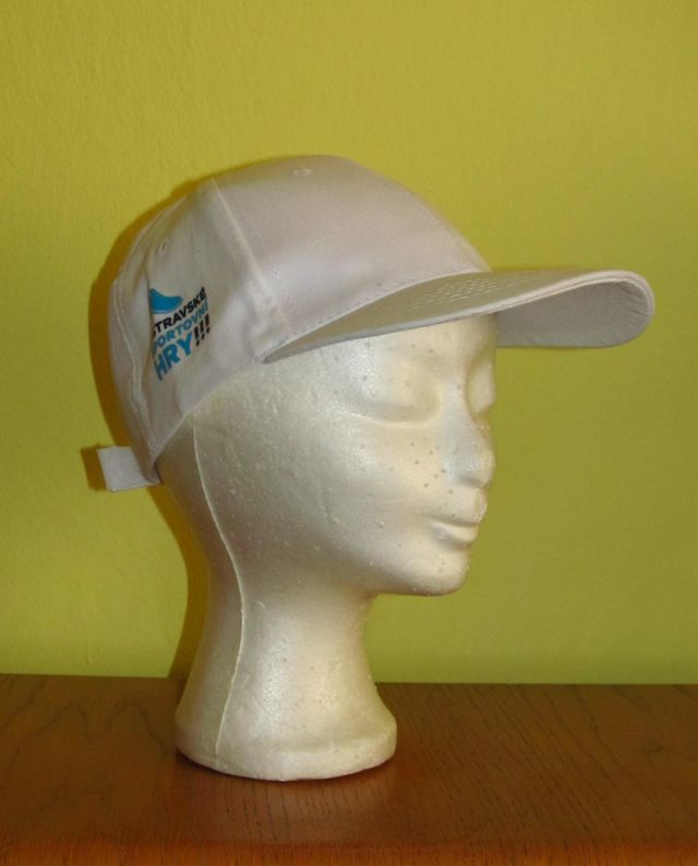 Bílá kšiltovka unisex / univerzální velikost