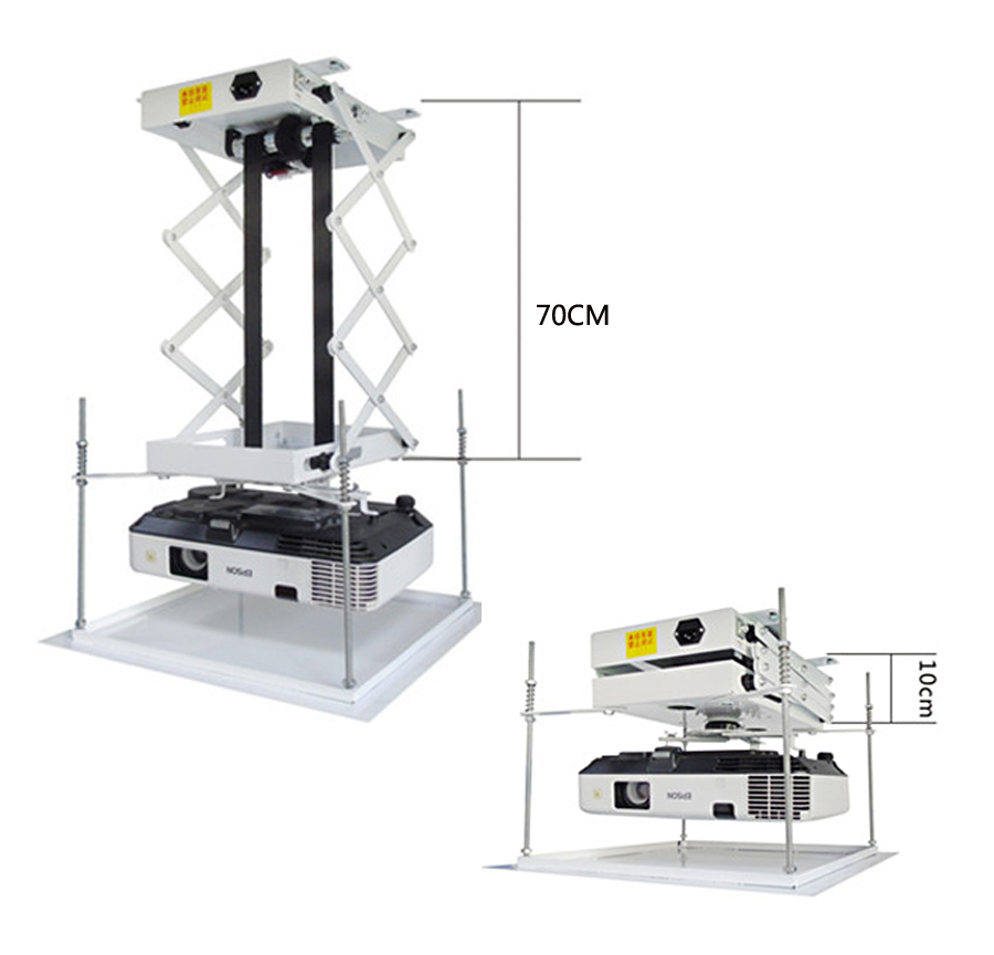 ELEKTRICKÝ VÝTAH PRO STROPNÍ MONTÁŽ PROJEKTORU NEW