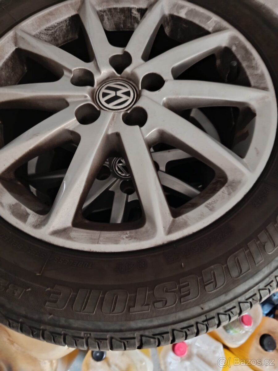 Alu 15” kola VW,Seat originál,Škoda 5x100 ET38