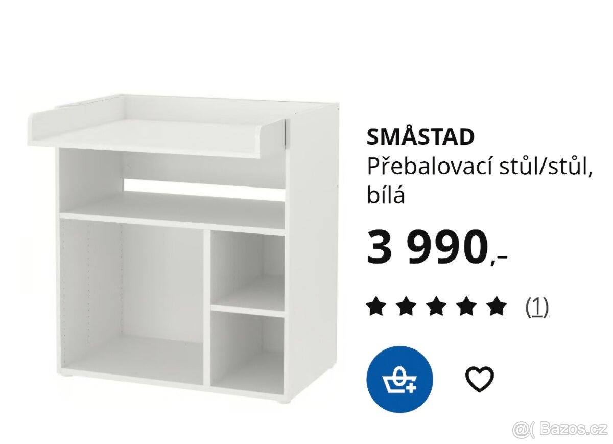 Přebalovací pult ikea