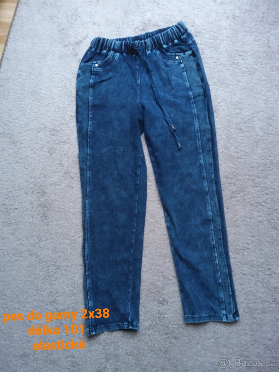 Pohodlné džínové kalhoty