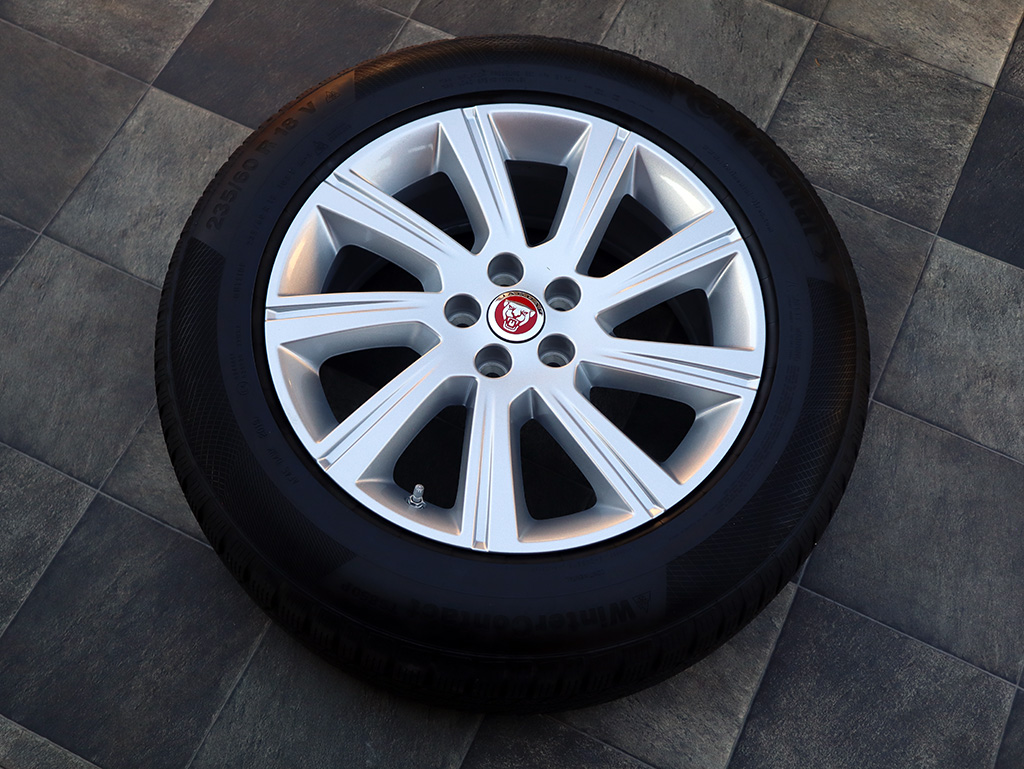 18" Alu kola = 5x108 = JAGUAR E-PACE – ZIMNÍ + ČIDLA TPMS