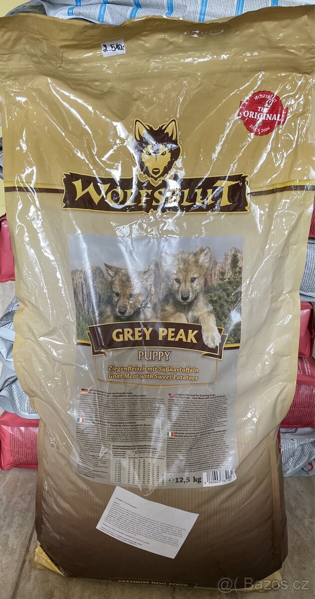 Wolfsblut Grey Peak Puppy 12,5kg - koza s batáty
