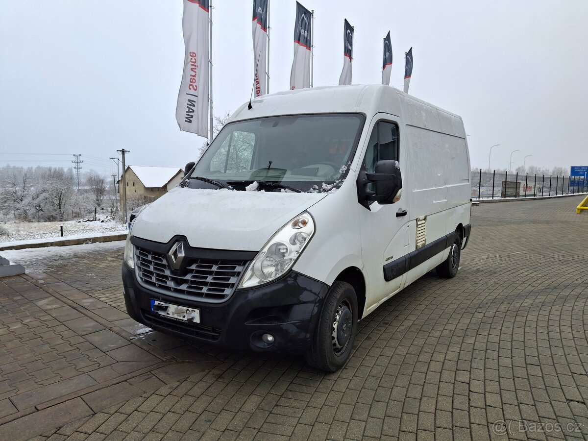 Renault Master 2.3dci/92kW, rok 2015 a 2014, 3místa L2H2