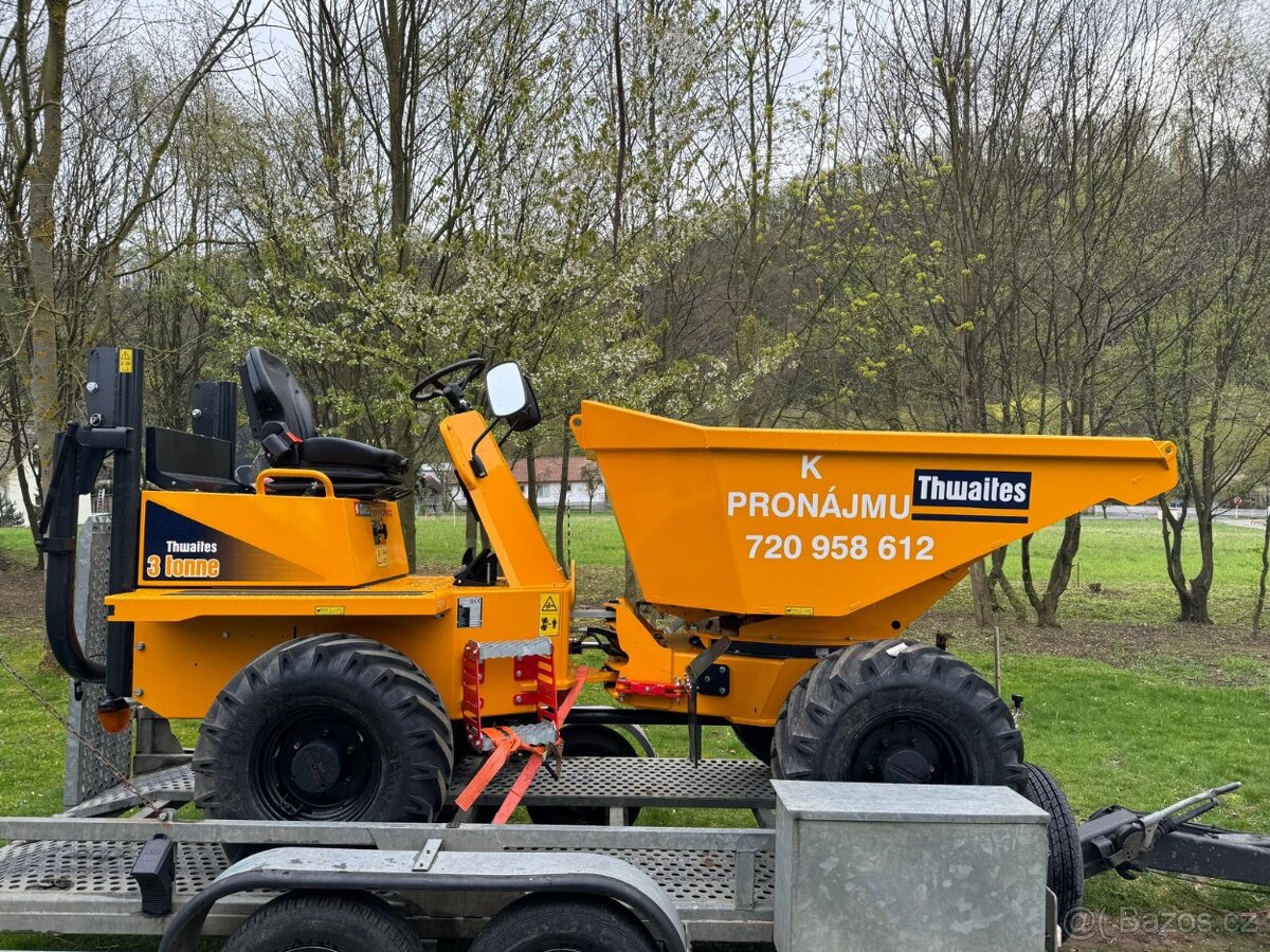 Nabízím k pronájmu Dumper Thwaites 3T