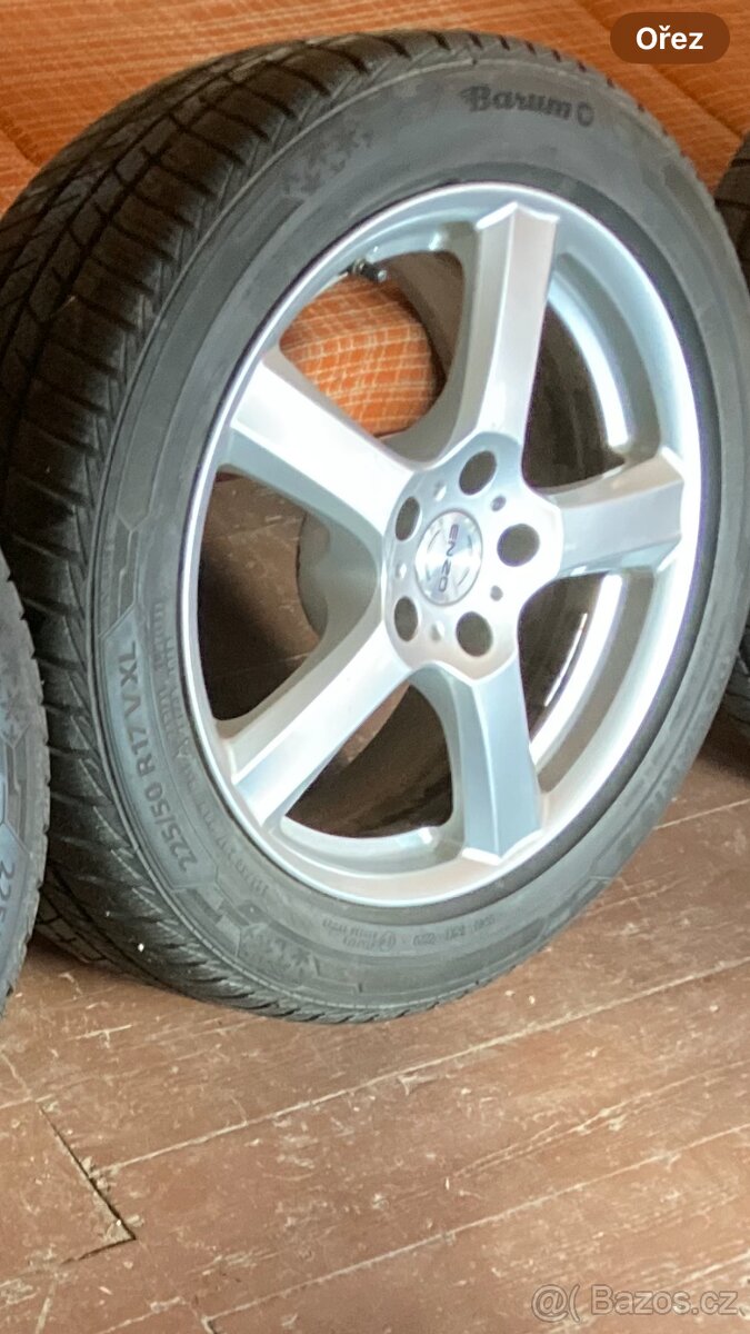 5x112 r17 + sezónu jeté zimní pneu 225/50/17 98 V XL