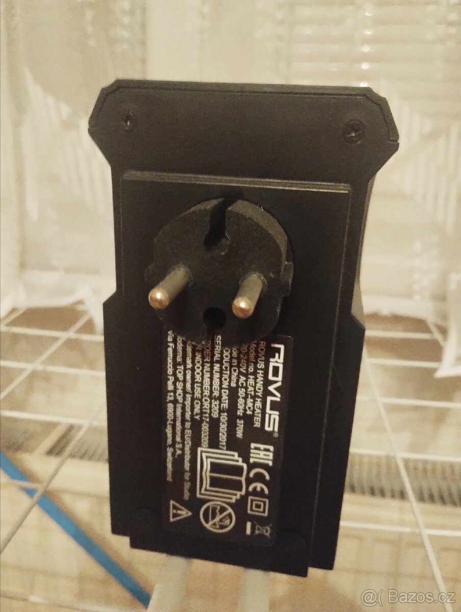 Elektrické topidlo rovus 370