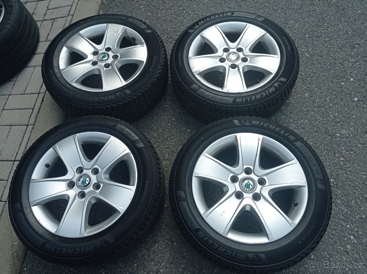 ZIMNI 16" CRATERIS ORIGINAL SKODA OCTAVIA II, r.v. 09