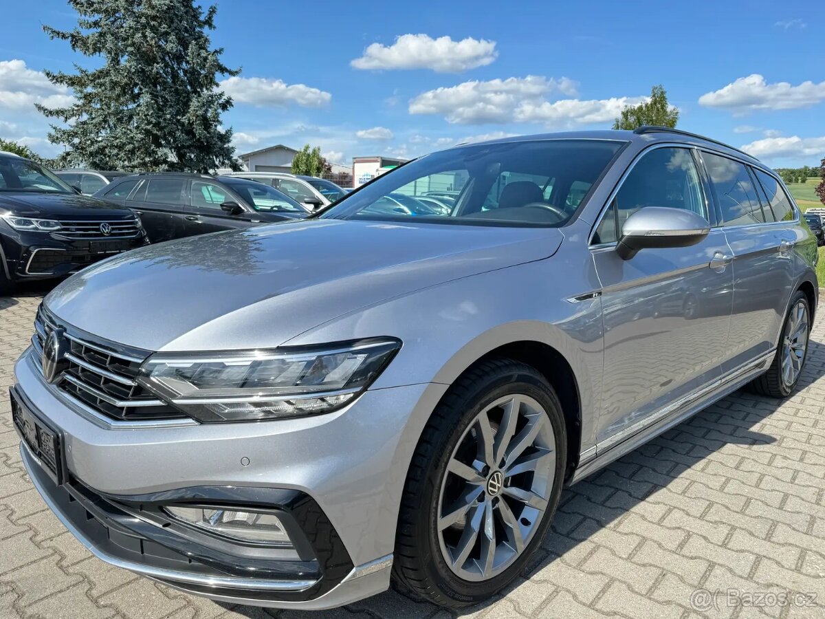 VW Passat R-line TDI 147kw DSG,kamera,masáž,LED,výhřev