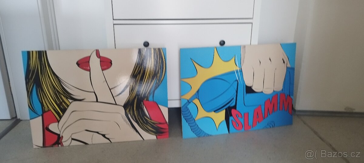 Ikea 2x obraz pop-art