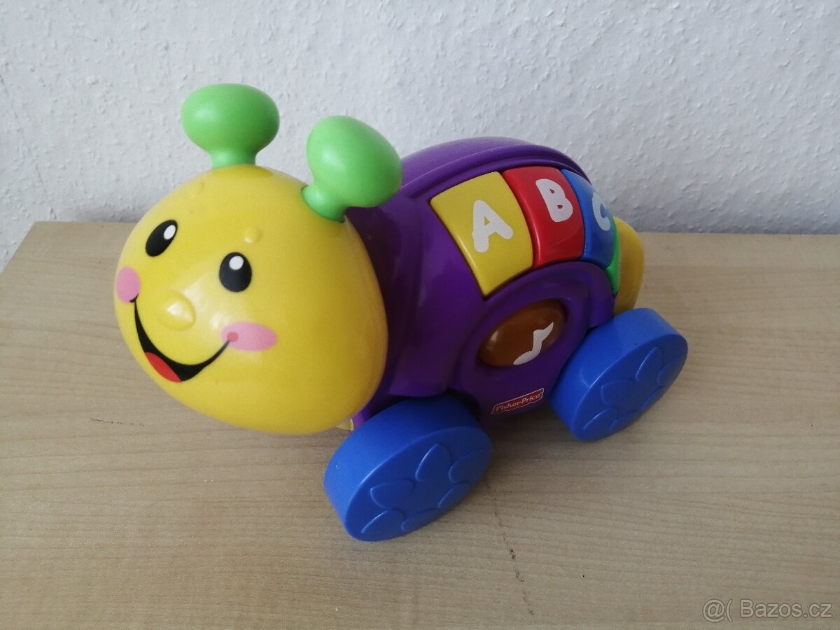 3) Mluvící šnek Fisher Price.