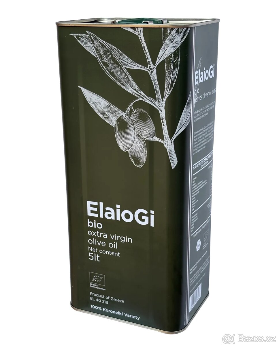 Extra panenský olivový olej BIO