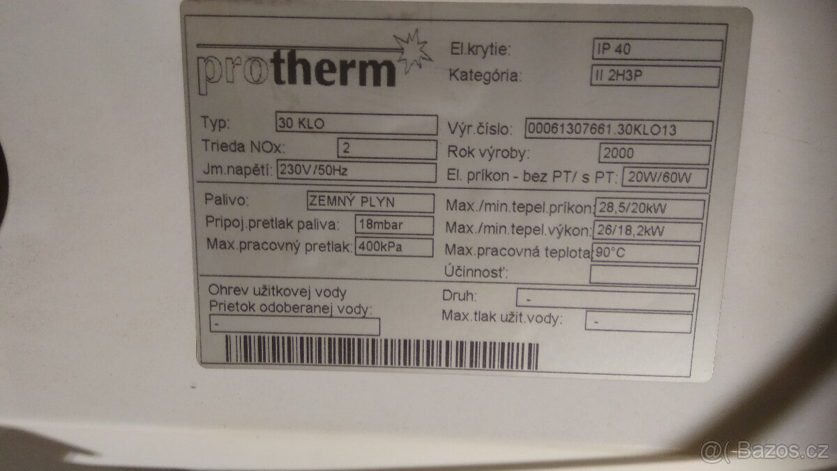 Kotel Protherm 30 KLO