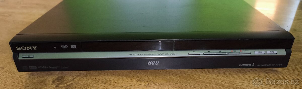 DVD rekordér,recorder Sony RDR Hx750,čti popis