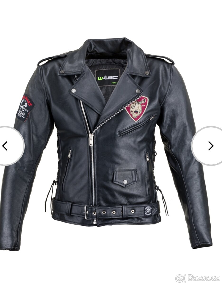 Kožená moto bunda W-TEC