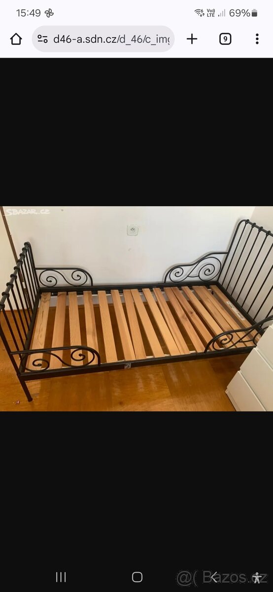 Dětská rostoucí postel