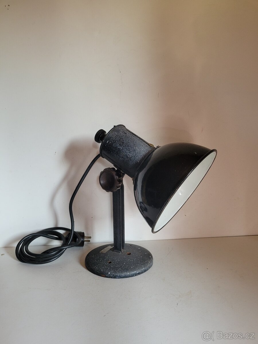industriální lampa, lampička typ EB 11605