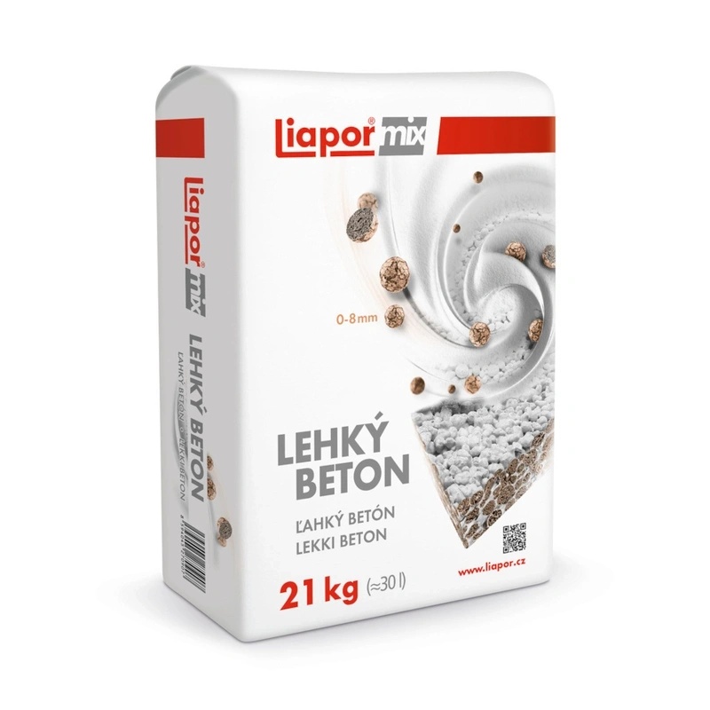 Prodám lehký beton Liapor Mix 21 kg - 13ks balení