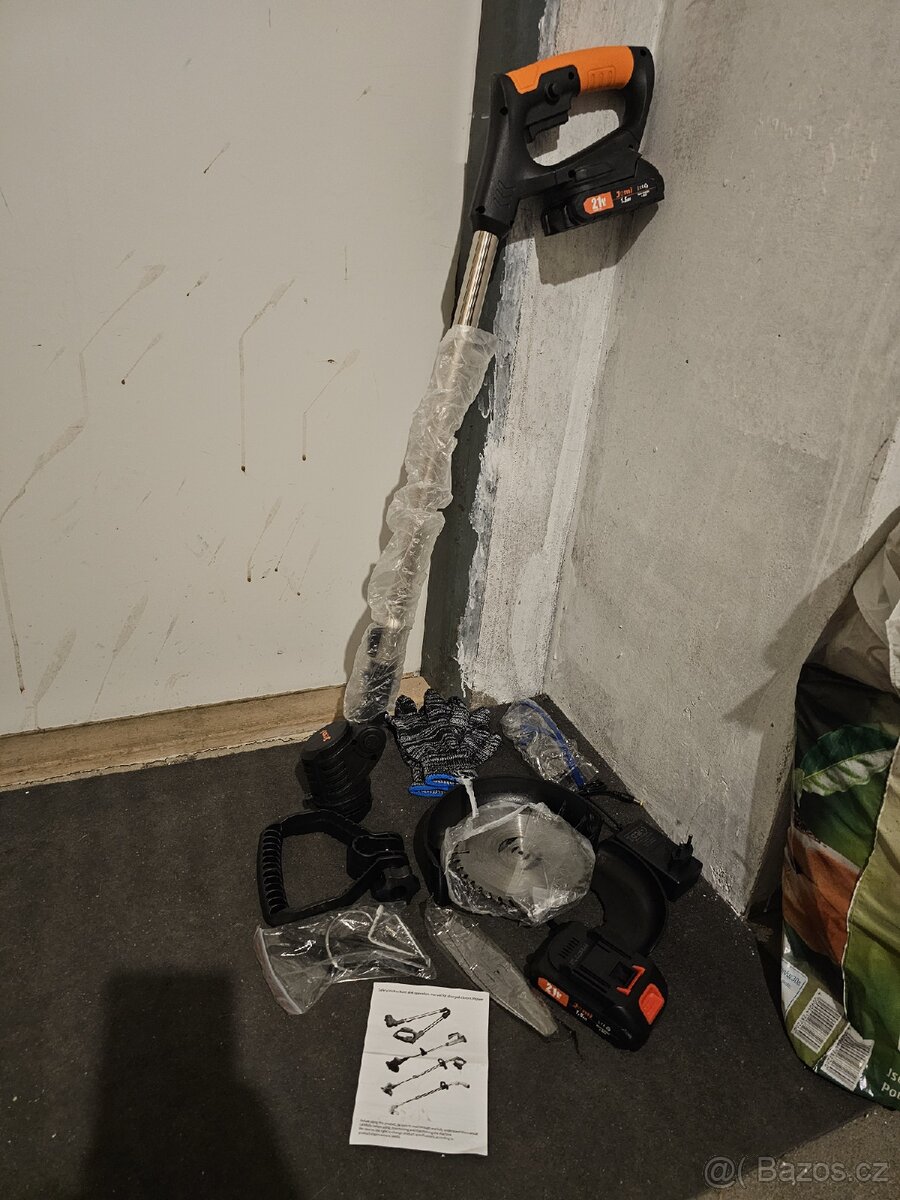 Akumulátorový křovinořez/sekačka/nůžky