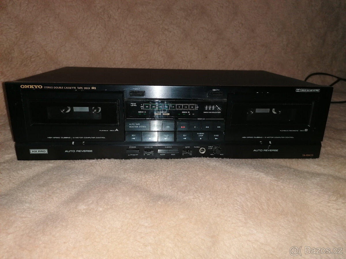 ONKYO TA-RW25 dvojitý kazetový přehrávač /dvojče / Tape deck