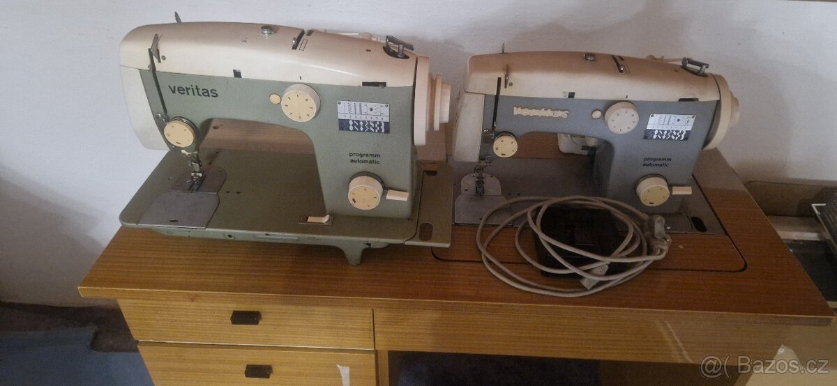 Skříňový šicí stroje Veritas
