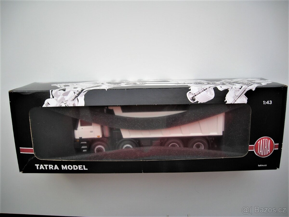 Model TATRA T815 TerrNo1 8x8 SKLÁPĚČ bílá Kaden 1/43