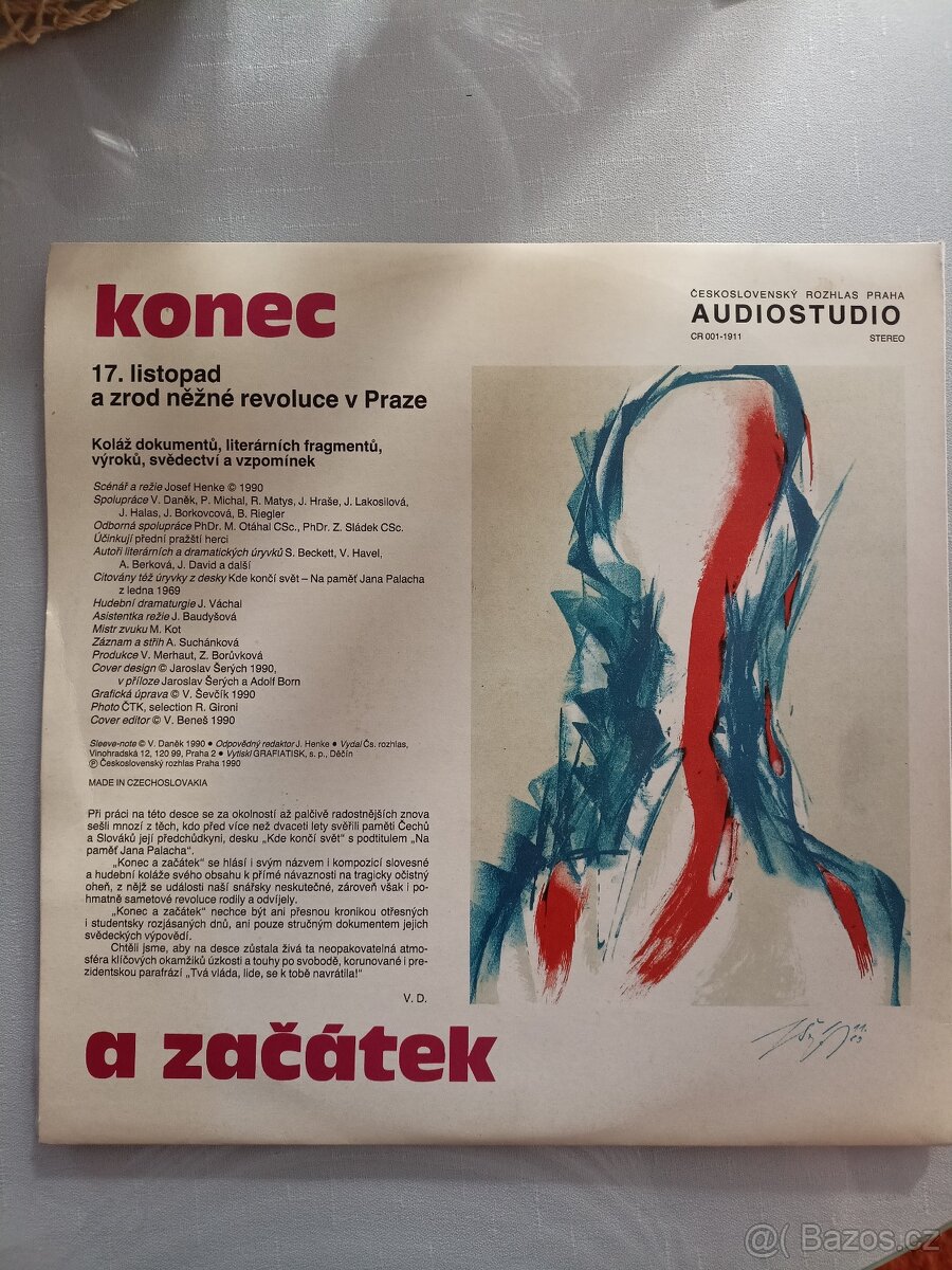 Vinylová deska - Konec a zacatek - 17.listopad