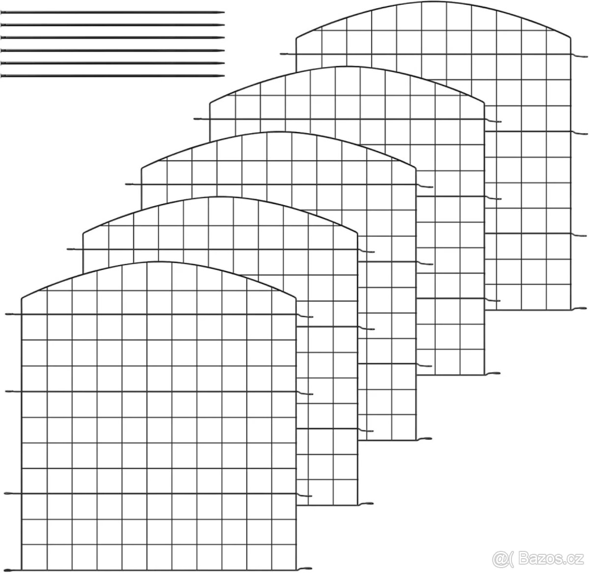 WOLTU jezírkový plot, zahradní plot