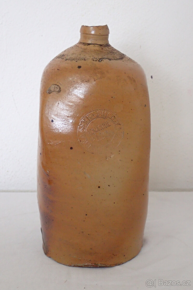 Láhev na sodovku - keramika 