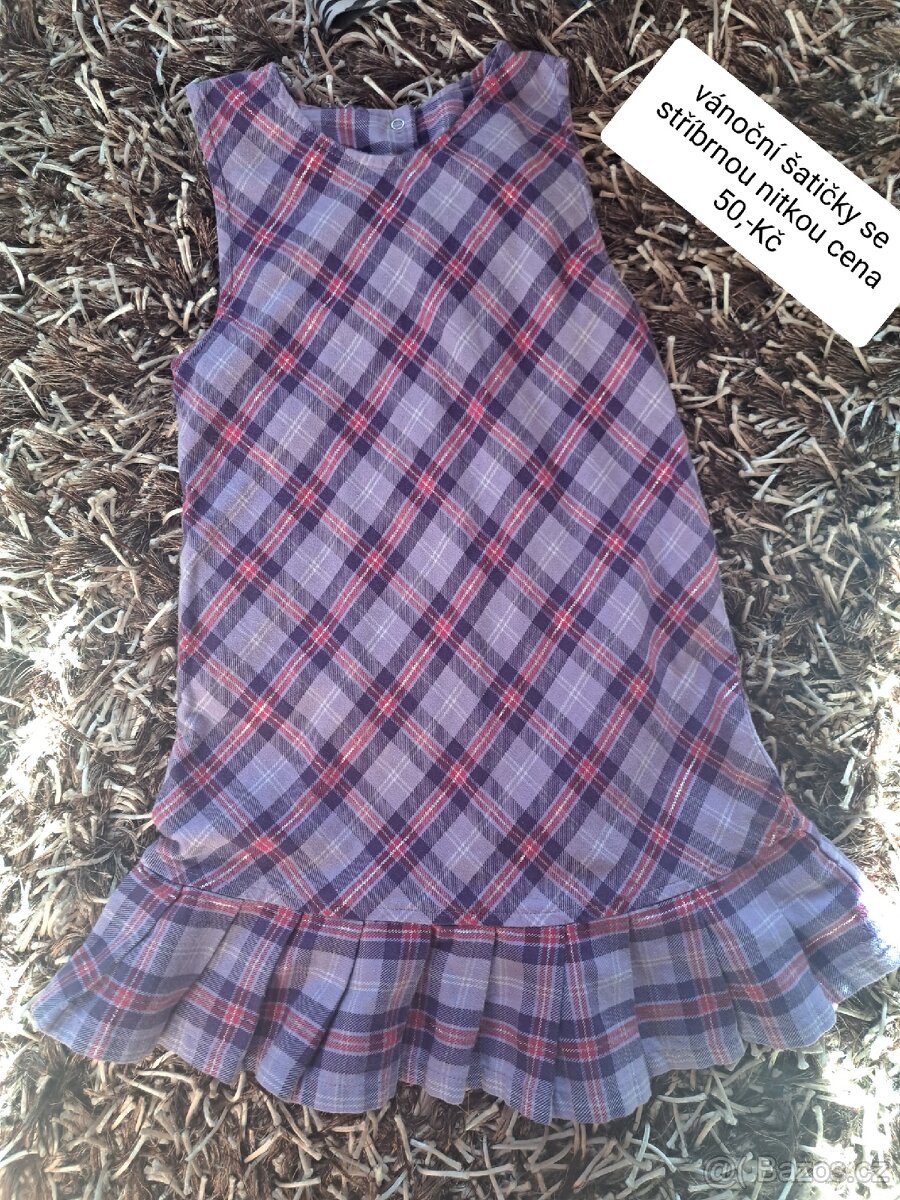 Vánoční šatičky vel. 116