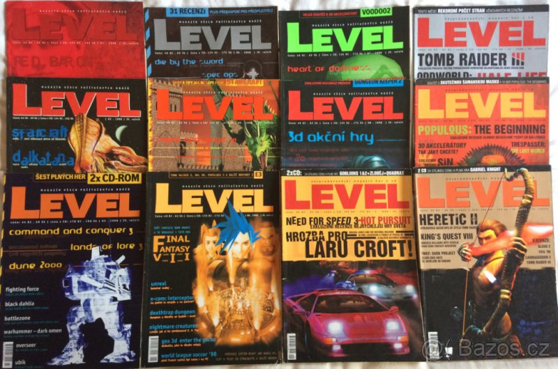 Časopis Level rok 1998 ročník 4 Akce 4+1