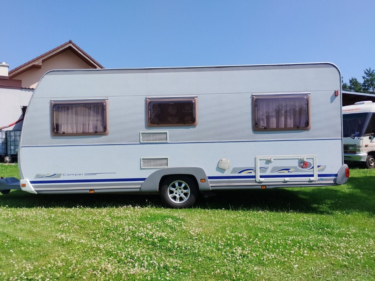 DETHLEFFS pro 4.Fr.postel. Mover+bat. Sprcha. 100km/h