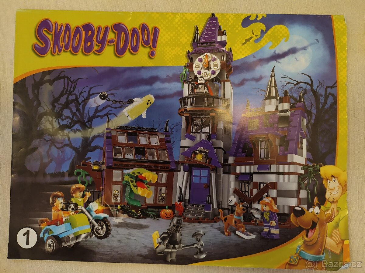 Scooby Doo - stavebnice + figurky Hrad (jako lego)