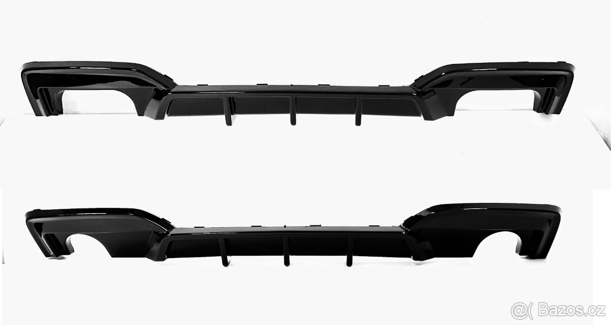 Difuzor na BMW 6 - F06/F12/F13 - černý lesk