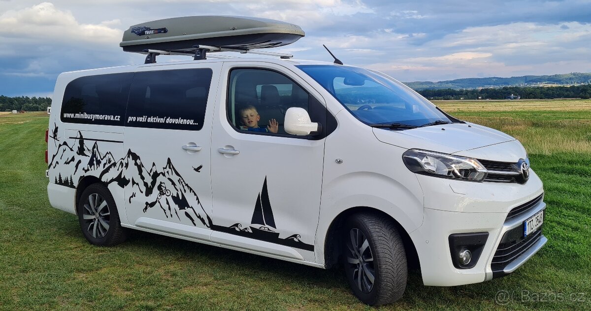 Pronájem minibusu dodávky Toyota, Ostrava, Opava