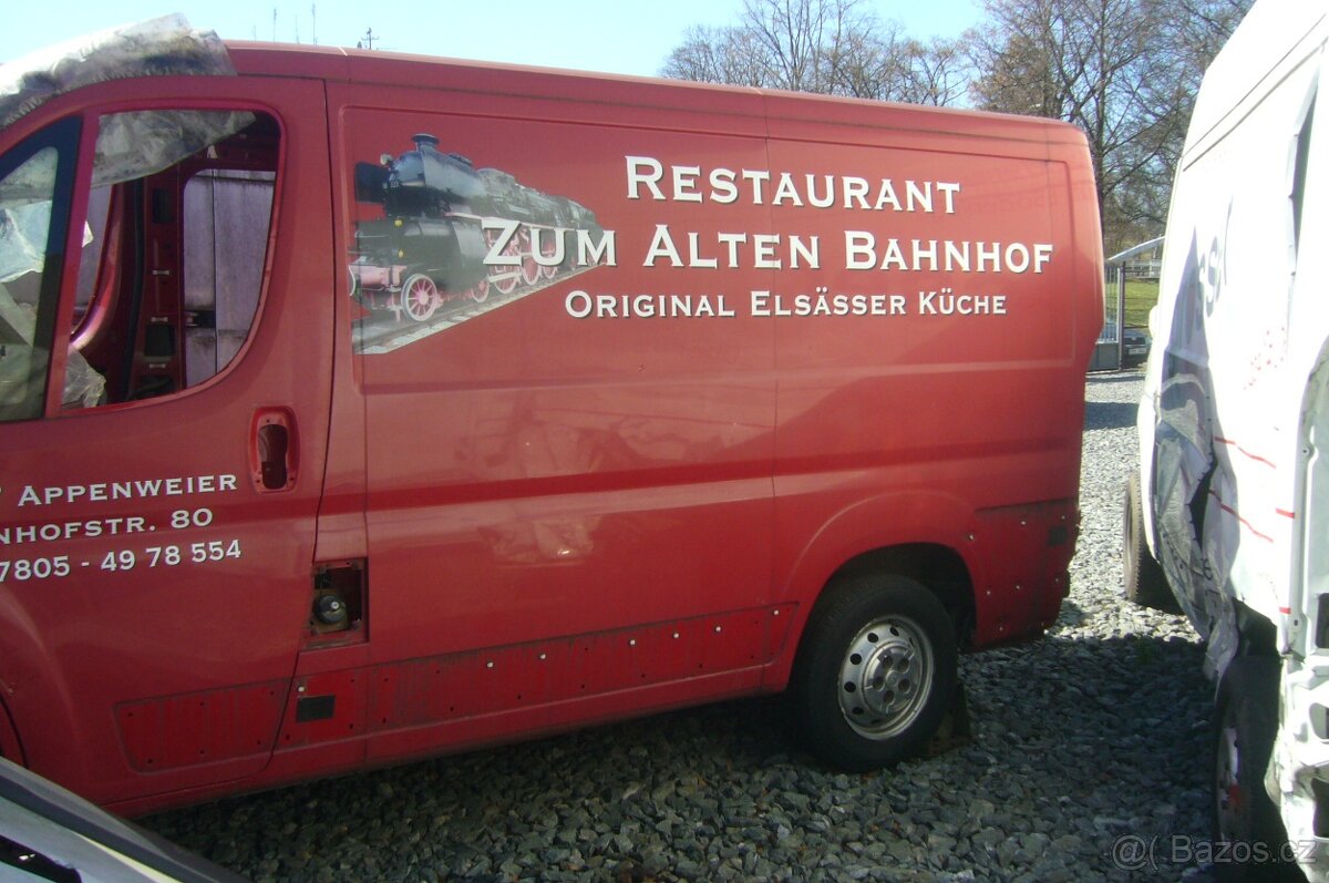 FIAT DUCATO 2.2JTD 74KW L1H1 R.V.06-BEZ MOTORU A PŘEVODOVKY