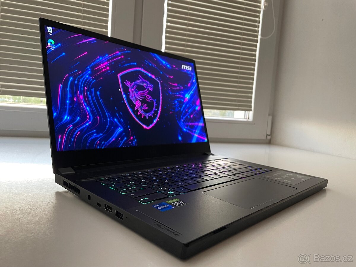 Herní Notebook MSI- I7-11800H-RTX-3060-6GB-16-RAM-512SSD-165