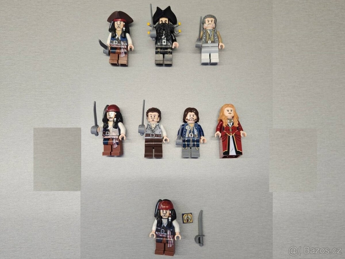 LEGO Piráti z Karibiku minifigurky 8x