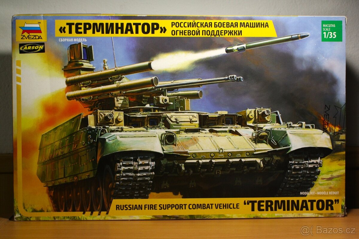 Plastiková stavebnice BMPT Terminator - Zvezda, 1:35