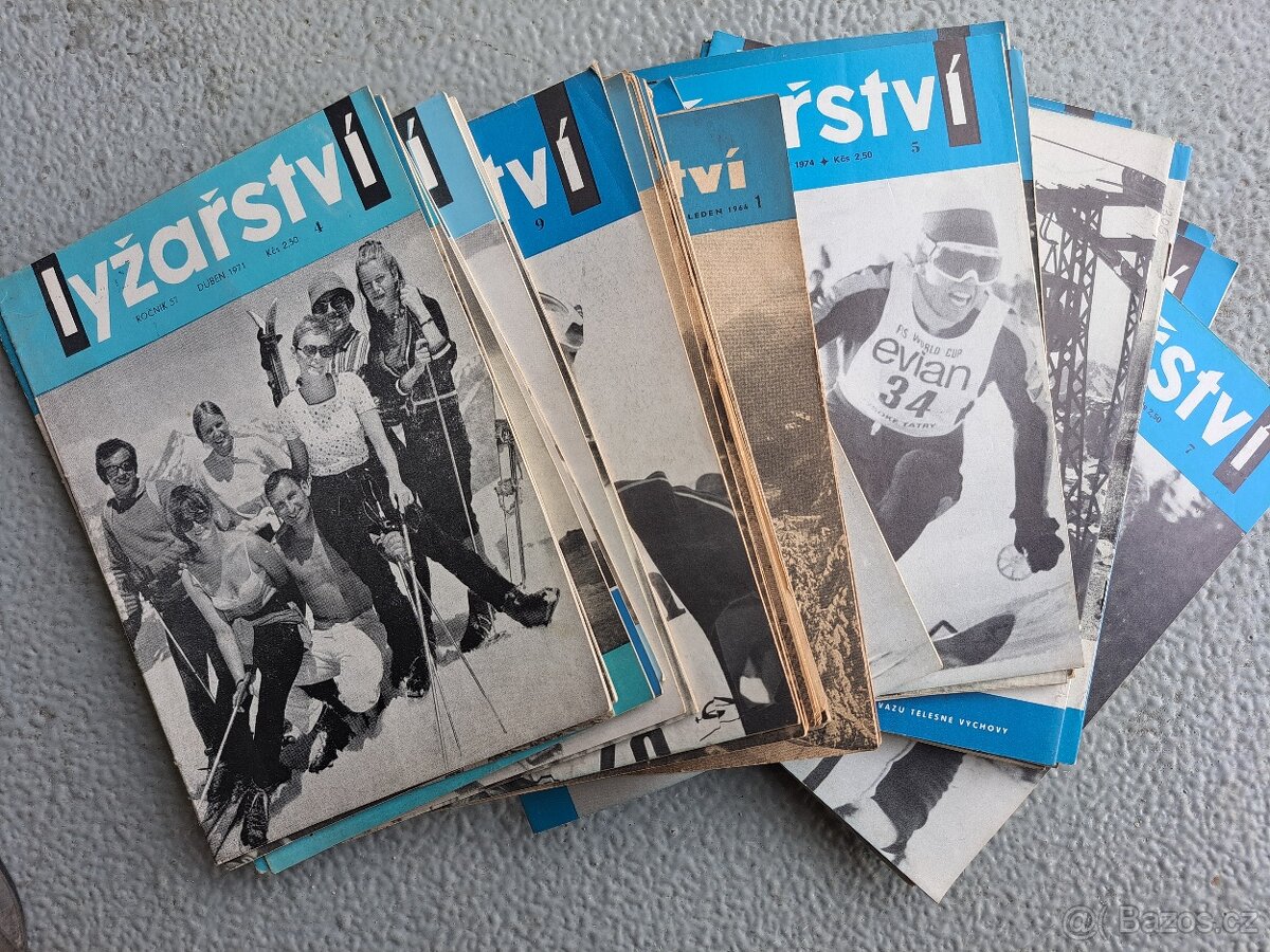Časopisy Lyžařství 70- 80 léta